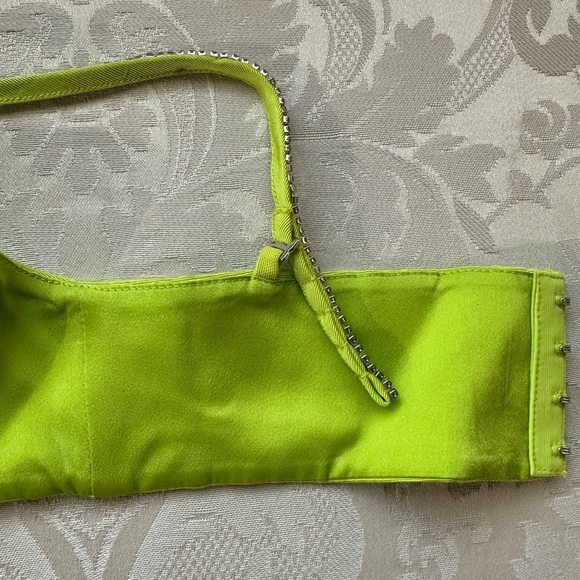 Camila Coelho Crystal Bralette - Apple Green - Picture 6 of 7